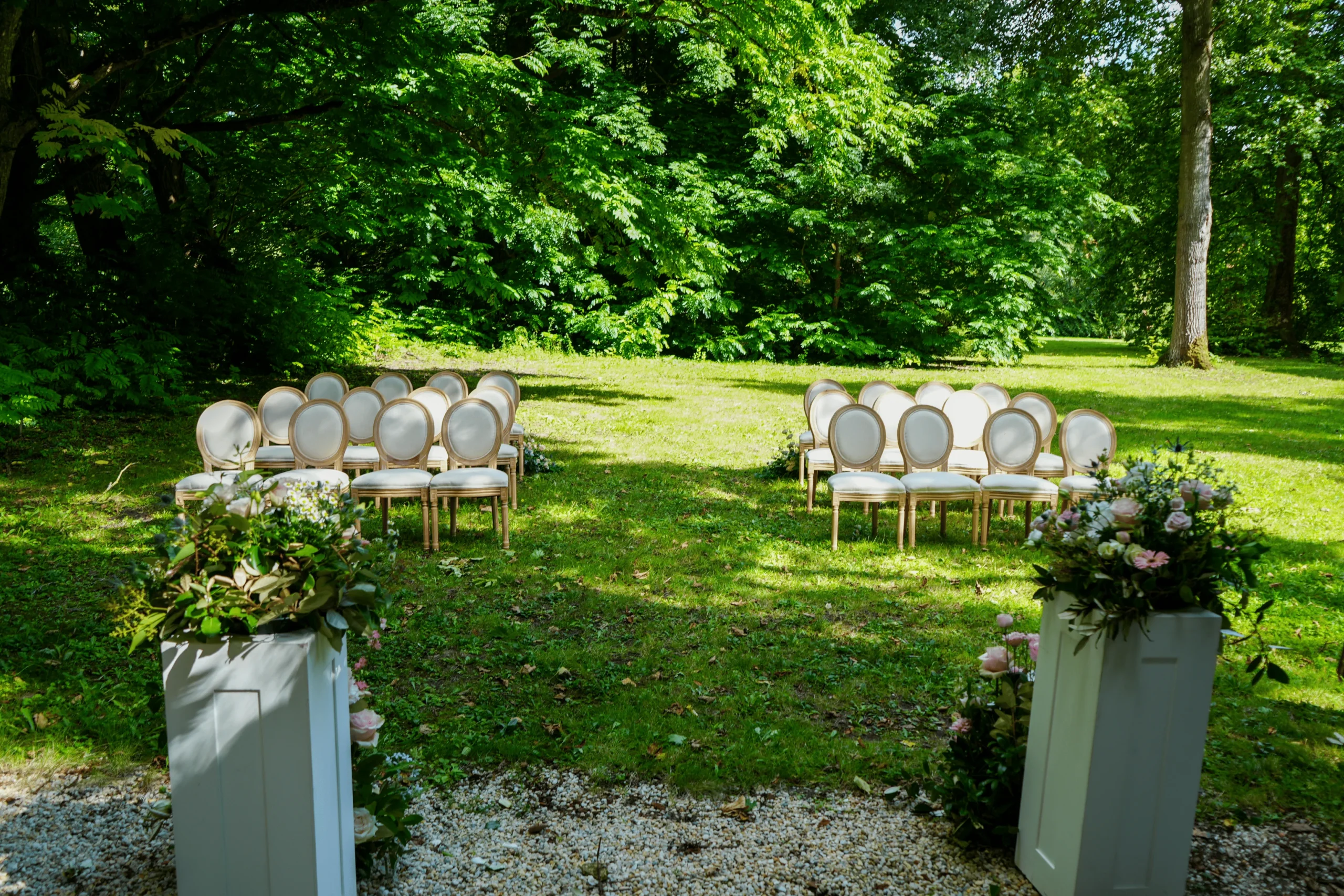 7. Ceremony Setup Chairs