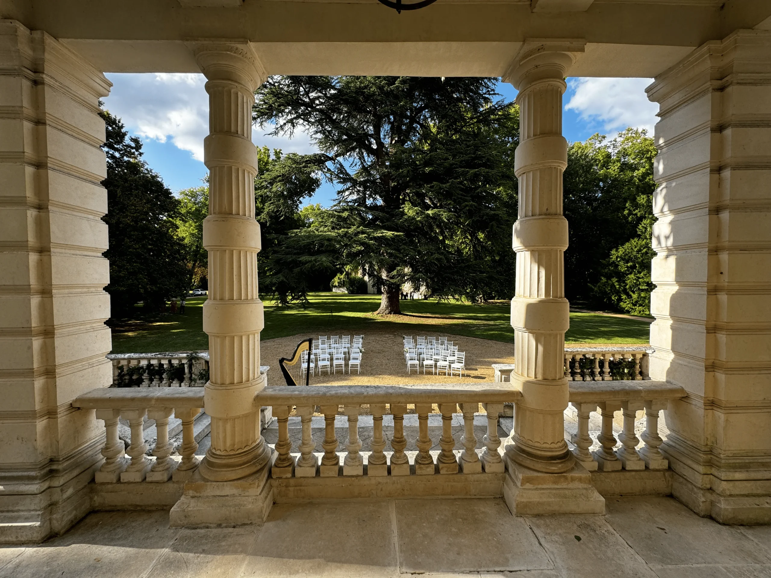 7. Setup - Front of Chateau