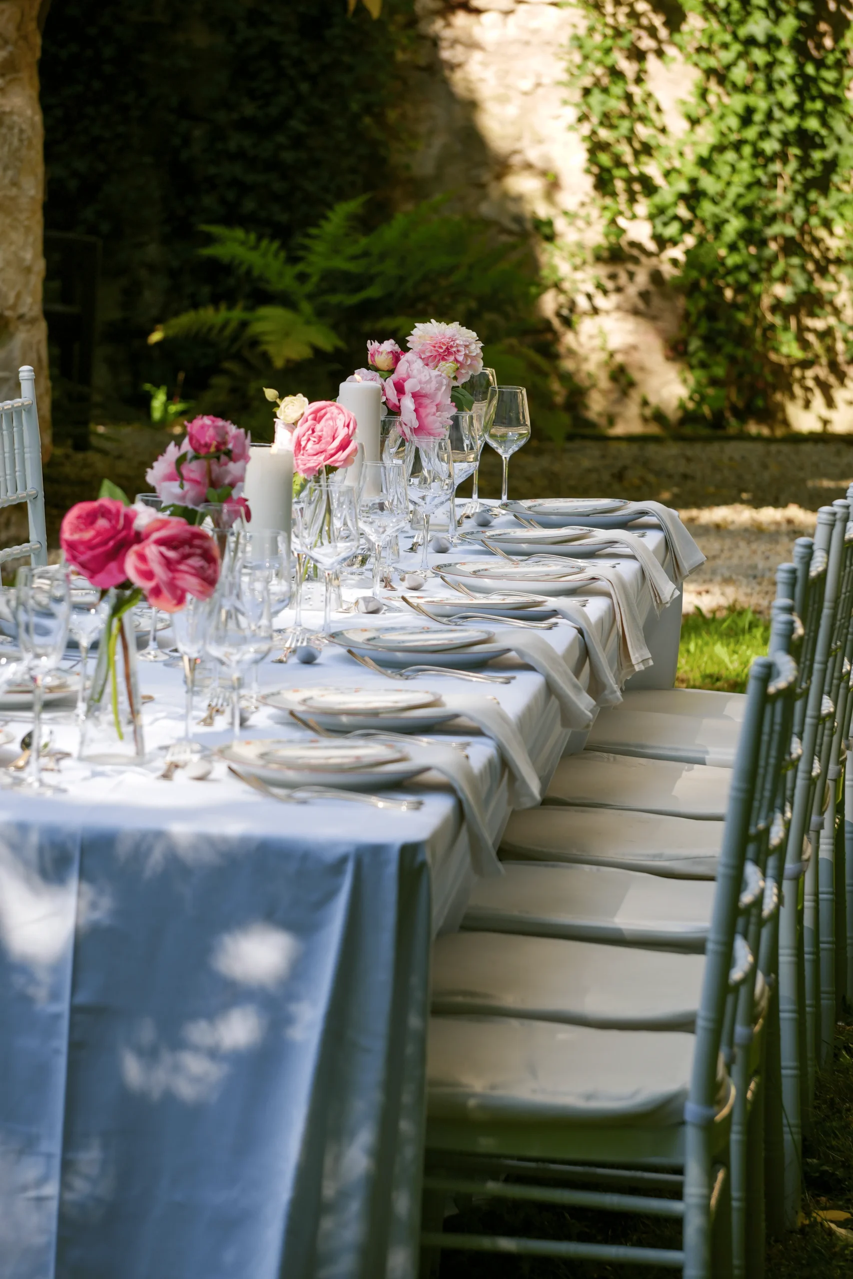 Château Du Loroux - Reception Table Ruins 6